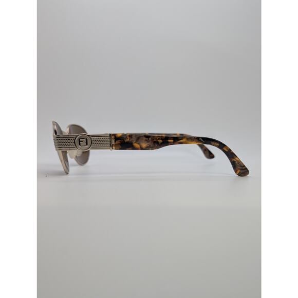 Fendi Vintage Gold Oval Sunglasses SL7034 – Tortoise & Gold – Excellent Used - Picture 6 of 9
